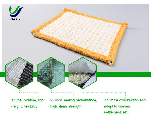 jakość  4m~6m Width Bentonite Geosynthetic Clay Liner For Seepage Control And Isolation fabryka