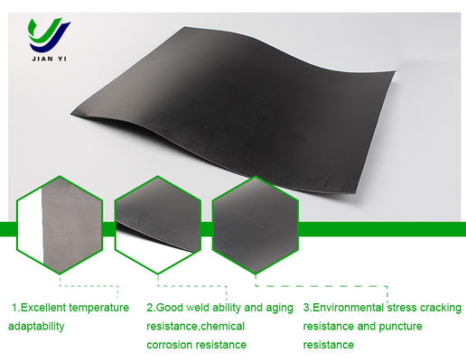 jakość  Anti Seepage HDPE Smooth Geomembrane Waterproof 2mm Thickness fabryka