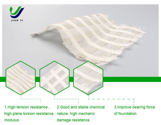 Ochrona ekologiczna Geogrid włókna szklane 30-80kN/m Dla ochrony wody