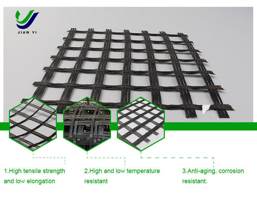 Geogrid z włókien szklanych 1-6 m do wzmocnienia nasienia