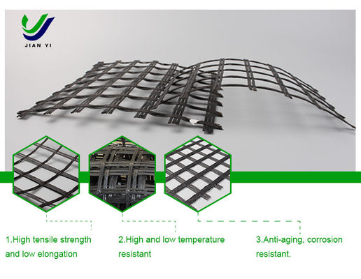 Geogrid z włókien szklanych przeciwstarzeniowych dla poprawy pasów startowych lotnisk