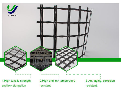 Geogrid z włókien szklanych wolnych od alkalizmu w dróg i kolei