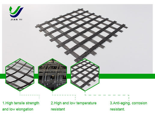 Geogrid z włókien szklanych w celu złagodzenia pęknięć odbicia na półsztywnym asfalcie