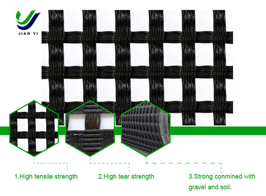 Światła waga dobry materiał drenażowy lekki materiał pleciony poliester Geogrid