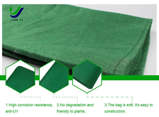 Ekologiczna tkanina GeoTextile Bag Niewleczona, wielokrotnie używalna i trwała do ochrony zbocza
