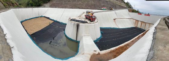 Geotekstil z długich włókien nienasyconych do oczyszczania odpadów z gazów spalinowych Projekty składowiska 100-800 g/m2