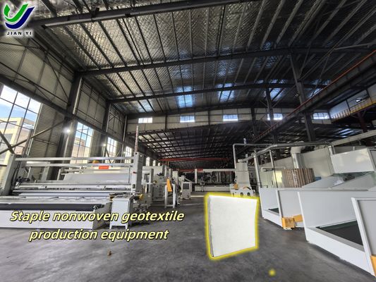 Odporność na promieniowanie UV Białe krótkie włókna Geotekstil Wzmocnienie inżynieryjne do prac pod ziemią Trwały i stabilizujący glebę materiał