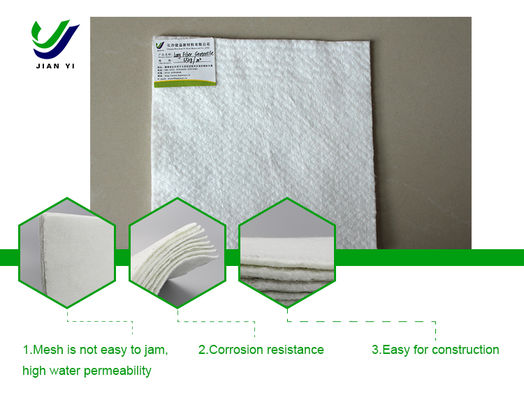 UV-Resistant Polypropylene Non Woven Geotextile with High Water Permeability and Excellent Puncture Resistance for Soil Stabilization