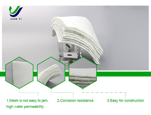 Odporna na promieniowanie UV włóknina z doskonałą odpornością na przebicie i wysoką przepuszczalnością wody do budowy dróg