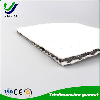 Wysoka wytrzymałość na rozciąganie ≥16kN/m, odporna na promieniowanie UV, trójwymiarowa kompozytowa siatka drenażowa – opłacalna siatka geokompozytowa do drenażu