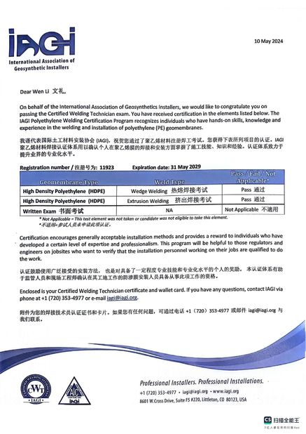 Chiny Changsha Jian-Yi New Material Co., Ltd. Certyfikaty